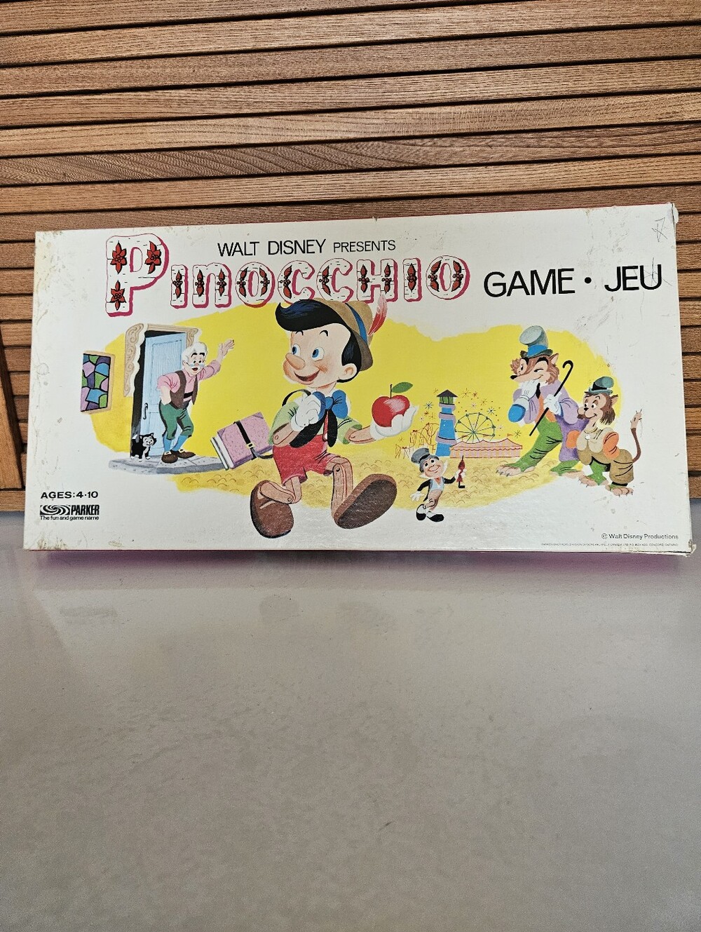 Vintage 1971 Disney's Pinocchio Board Game